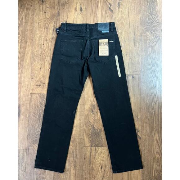 Volcom Men's Jeans Solver Denim Black Size 30 x  30 NWT - Picture 3 of 8
